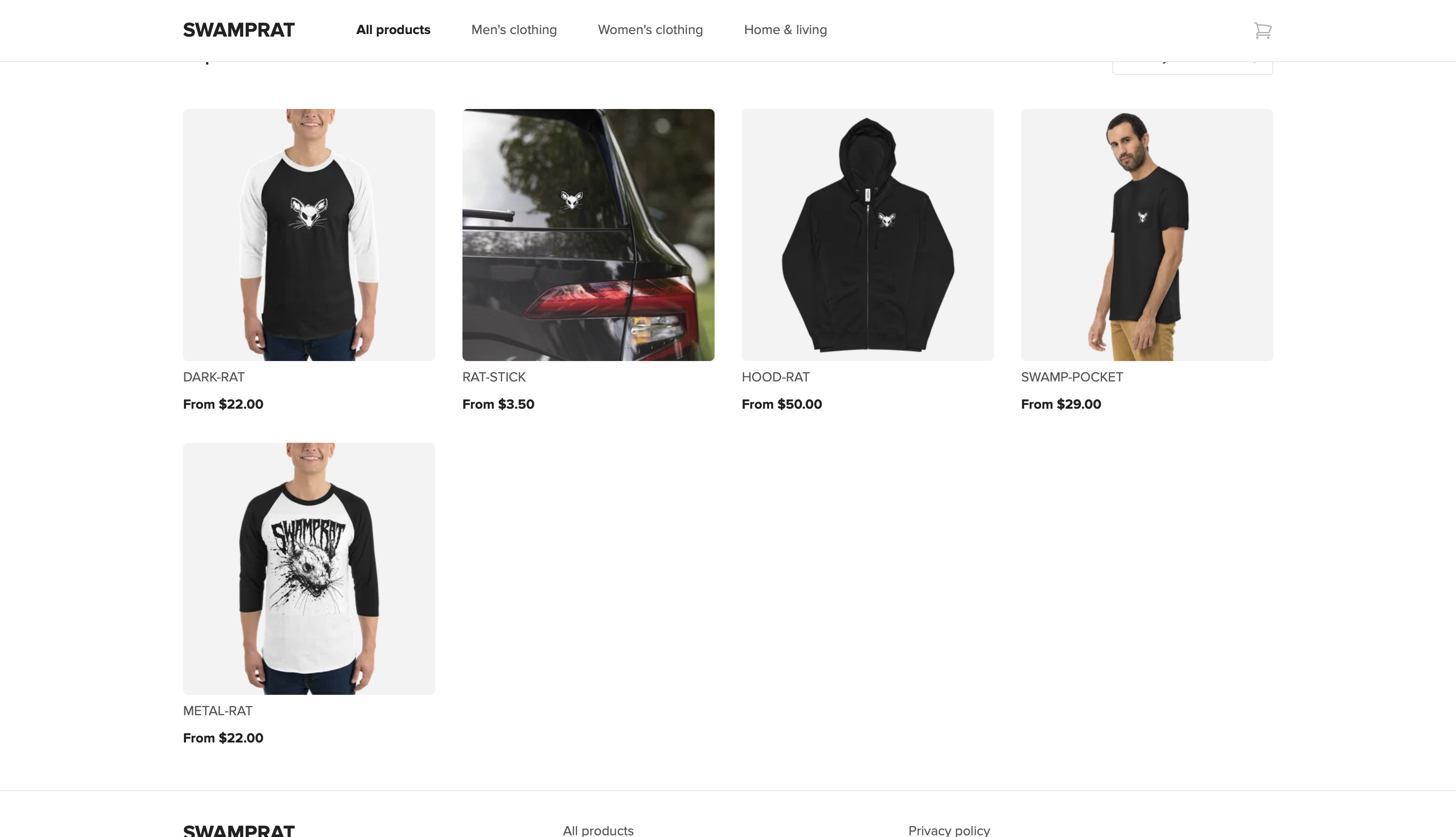 Swamprat Web Store